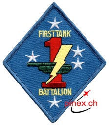 Bild von 1st Marine Tank Battalion Panzer Bataillon Marines Abzeichen
